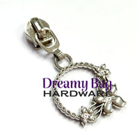 #5 Zipper Pull Chain of Flowers ( Custom Designed)