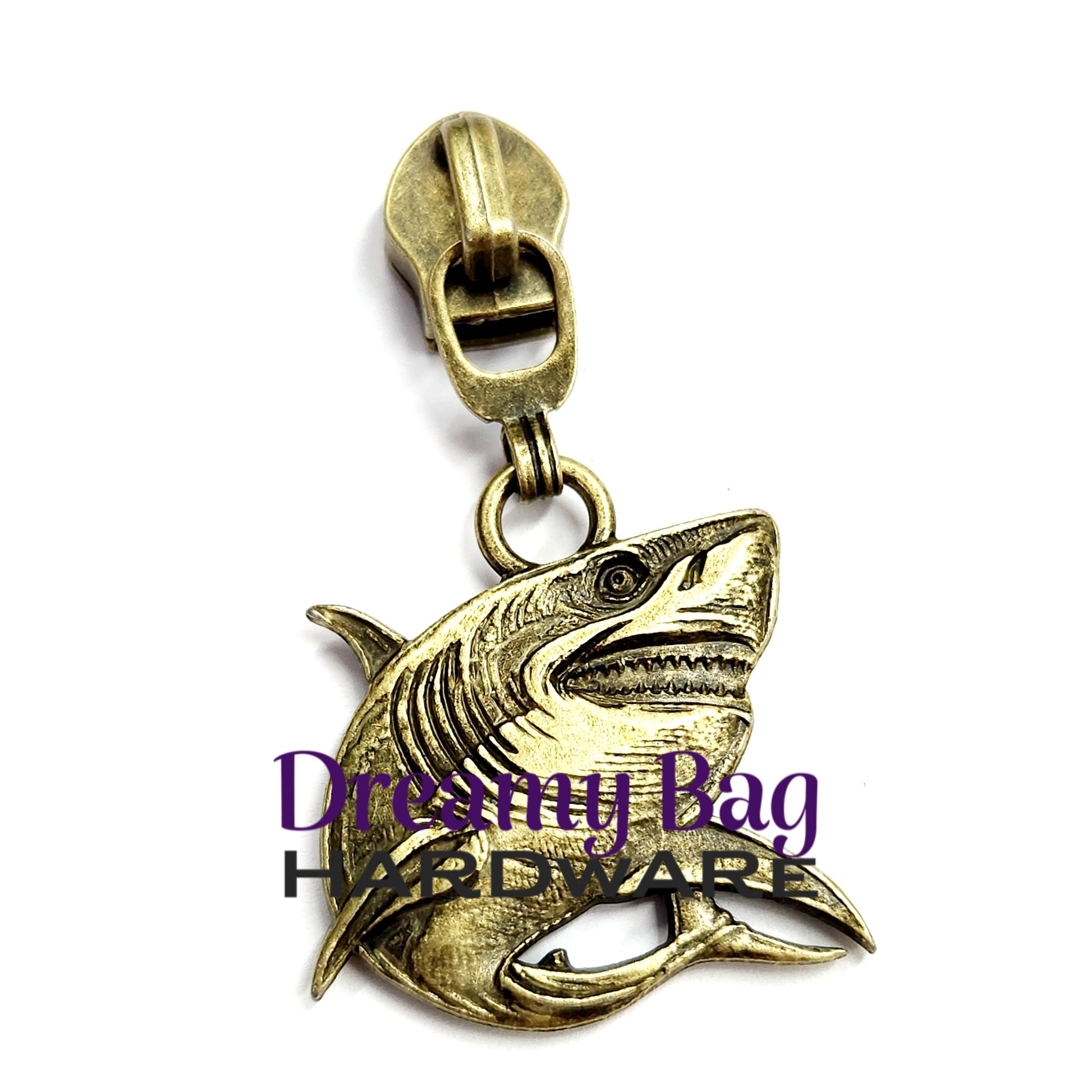 #5 Zipper Pull Shark ( Custom Designed)