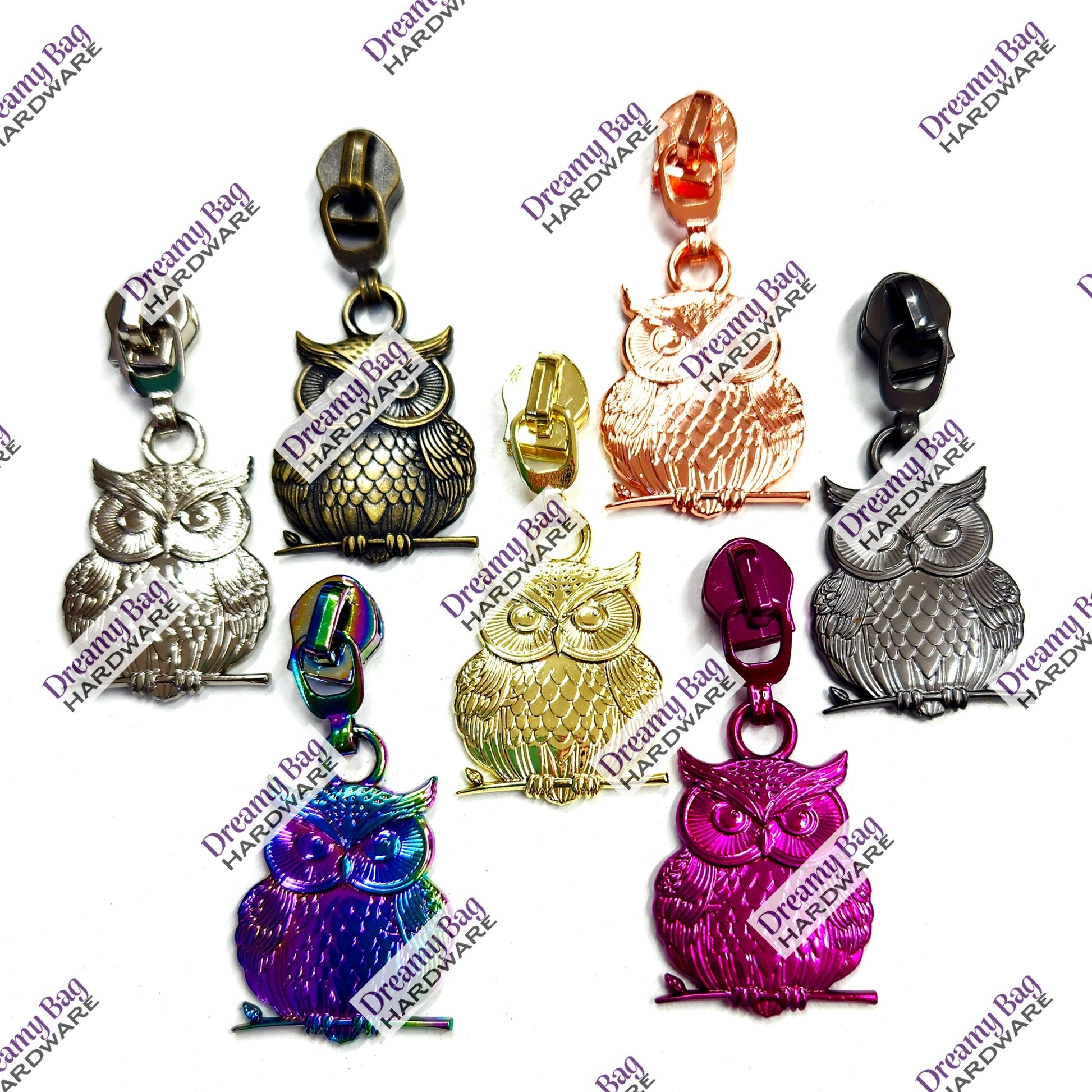 #5 Zipper Pull Owl