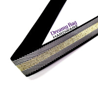 38 mm (1,5 tommer) glitterlerretsveving