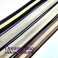 38 mm (1,5 tommer) glitterlerretsveving