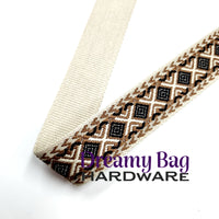 38mm (1.5") Diamond Canvas Webbing