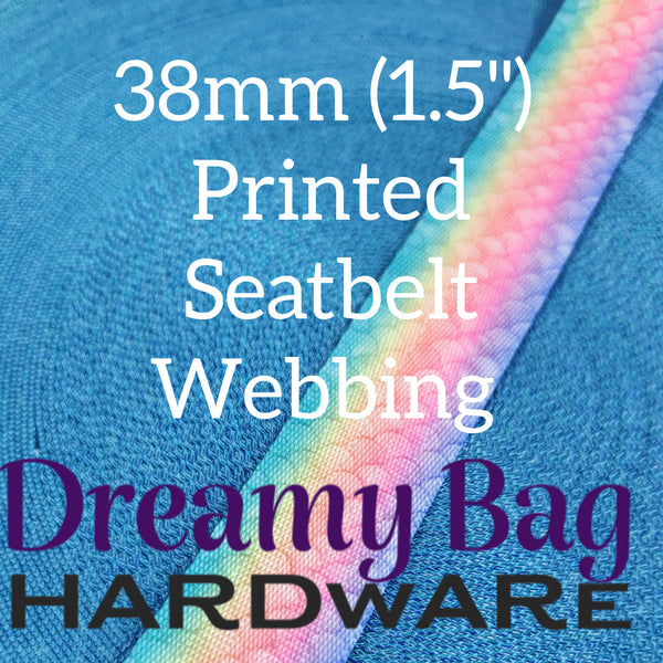 38mm (1.5") Seatbelt Webbing Printed Designs