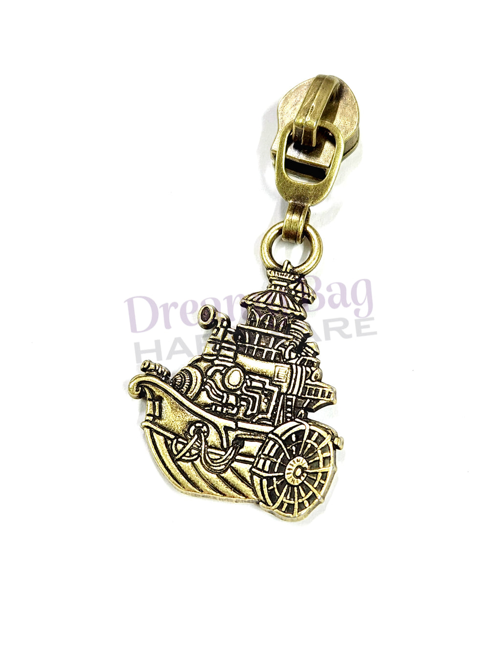 #5 Zipper Pull Boat Stream Punk
