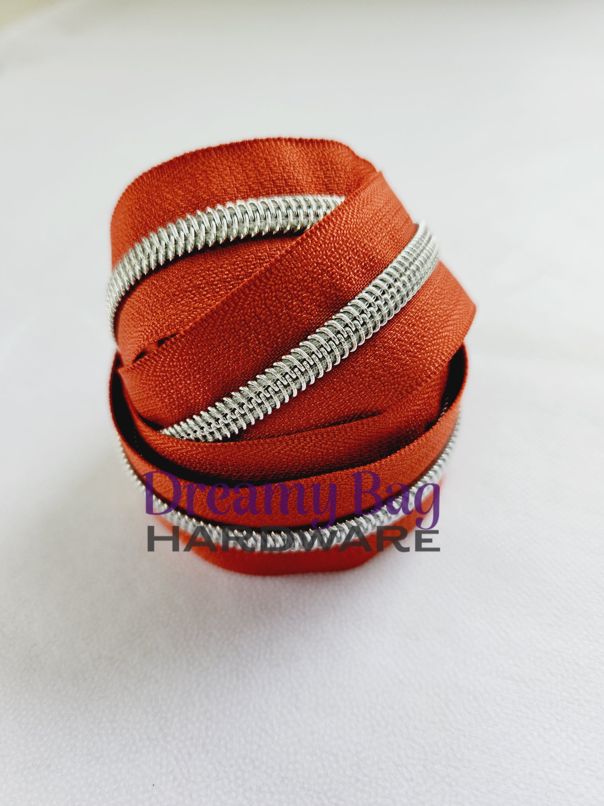 #3 and #5 Zipper Tape Rust with nylon teeth