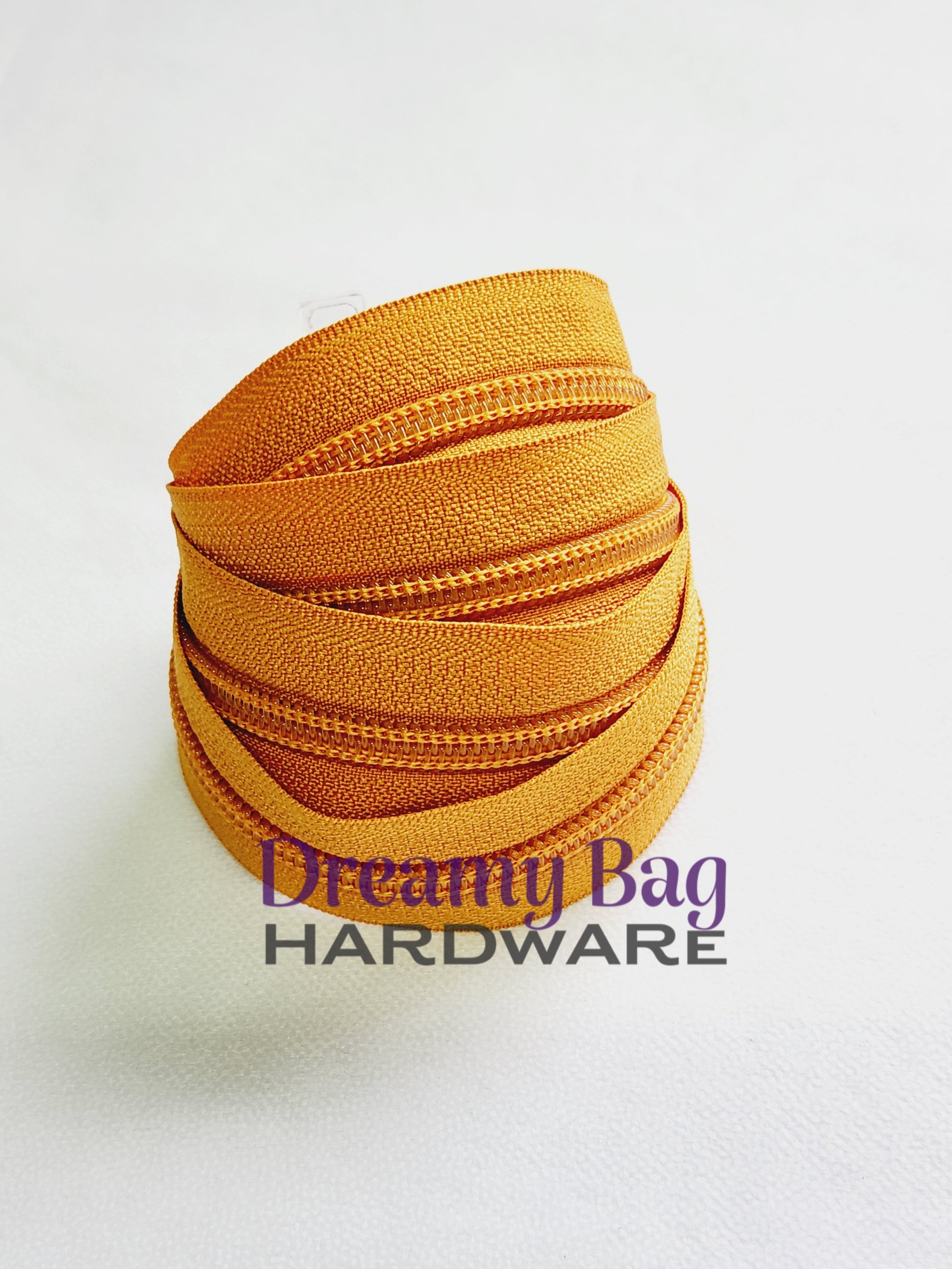 #5 Zipper Tape Deep Orange with Nylon Teeth