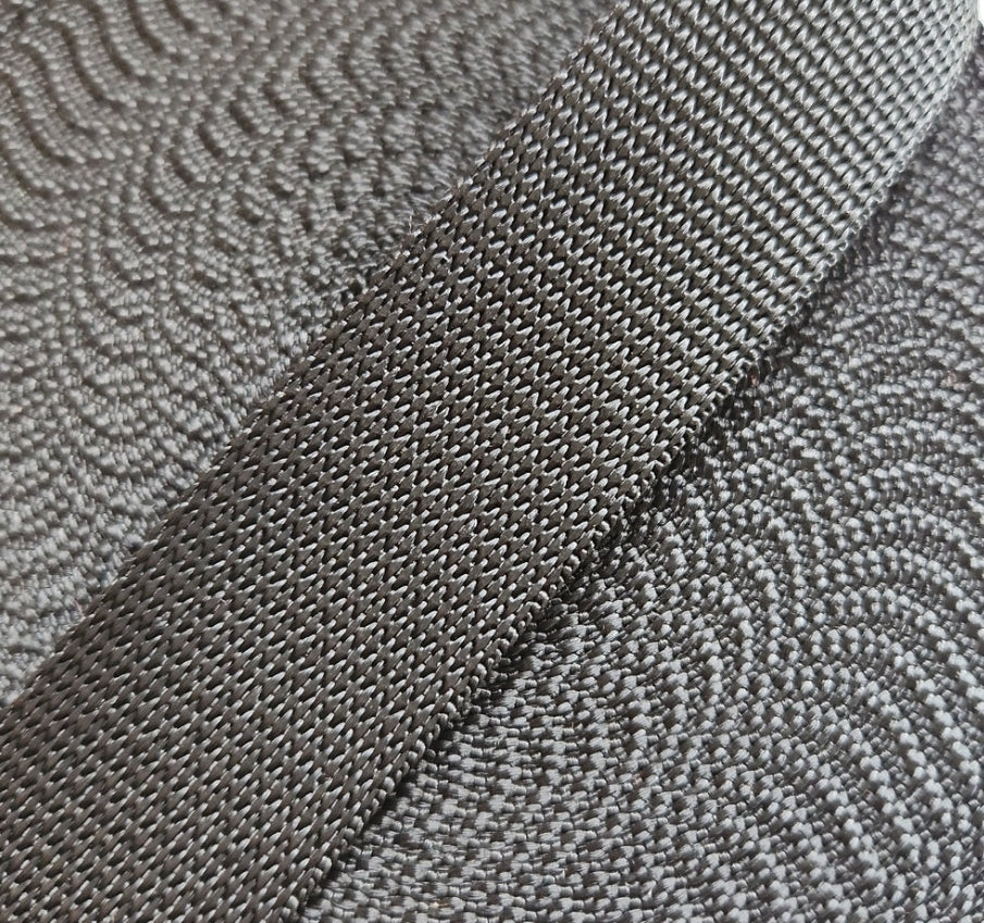 38mm (1.5") Poly Webbing Solid Colours
