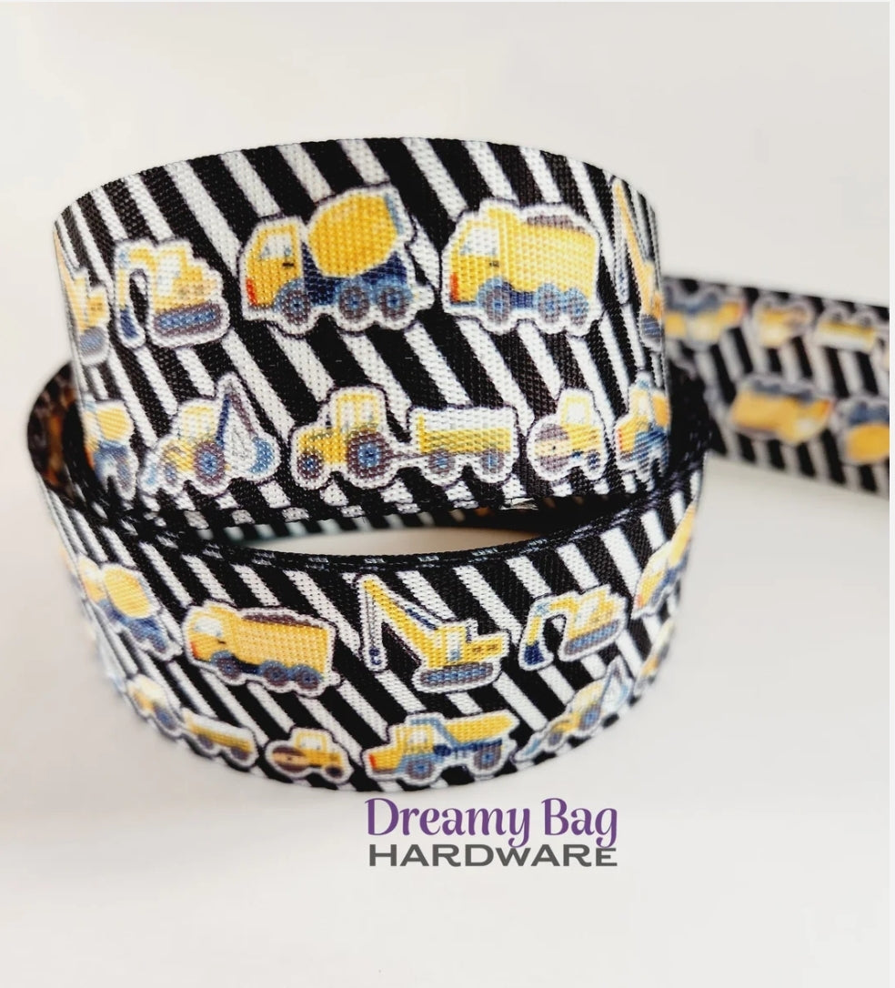 38mm (1.5") Seatbelt Webbing Printed Designs