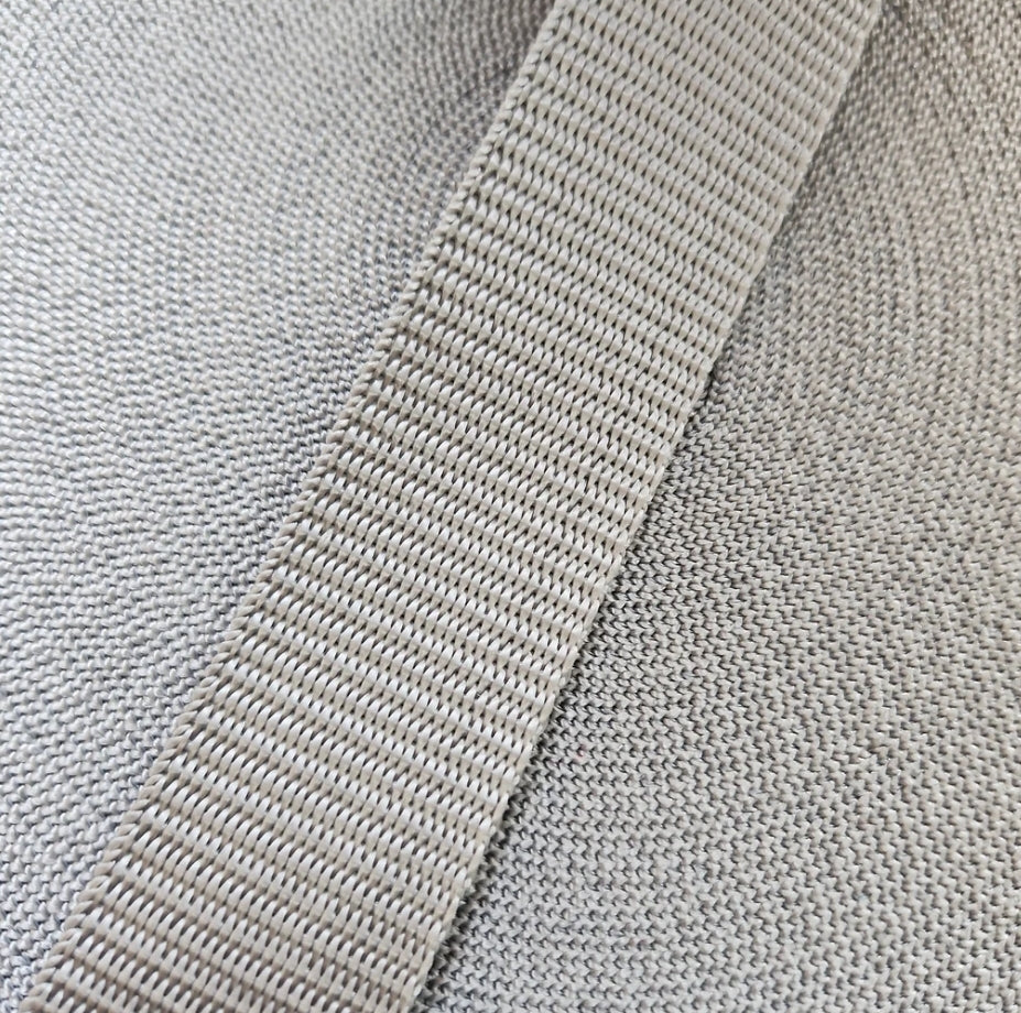 32mm (1.25") Poly Webbing Solid Colours