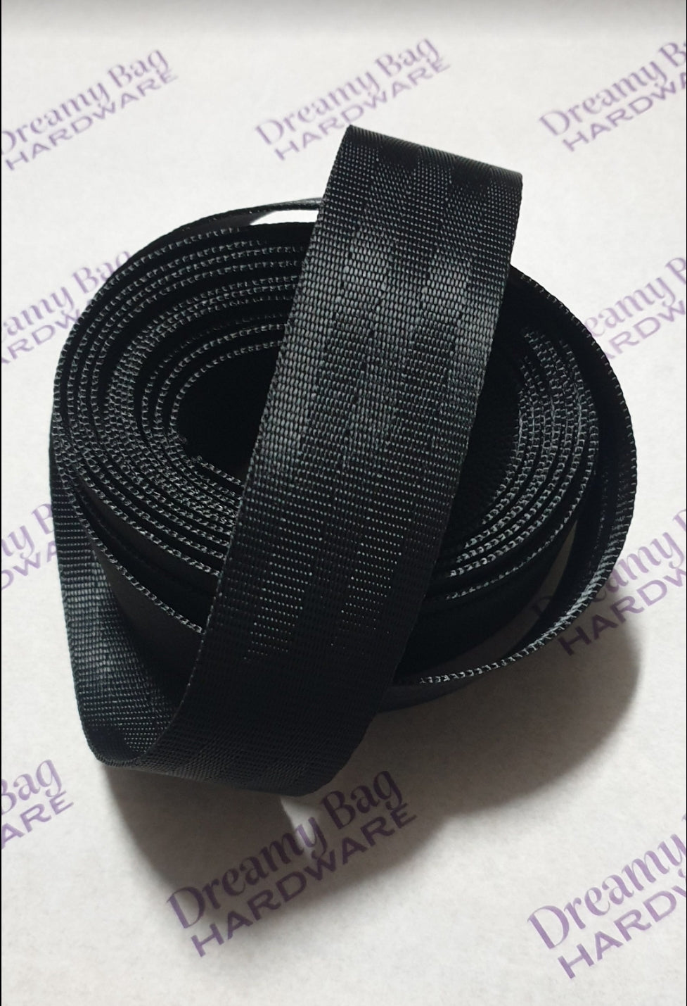 32mm (1.25") Seatbelt Webbing Solid Colours