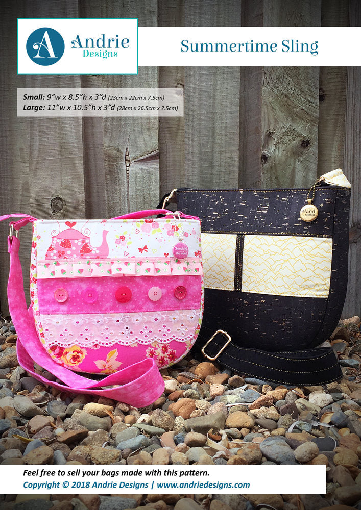 Sommer-Tragetuch von Andrie Designs, Papierschnittmuster