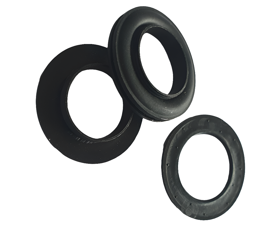 25mm Plastic Eyelets Black