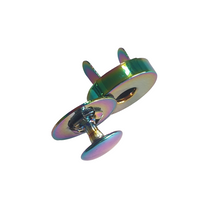 18 mm einseitiger magnetischer Schnappniet, 4er-Pack