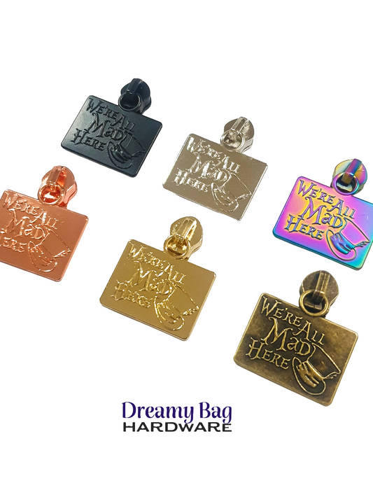 #5 Zipper Pull All Mad Hatter