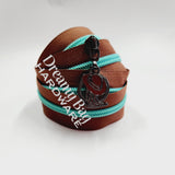 #5 Zipper Tape with Matte Teal Nylon Teeth