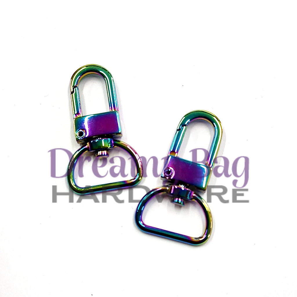 20 mm (3/4 Zoll) schmale, drehbare Schnappclips