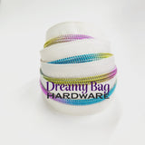 #5 Reißverschlussband Vanille mit Nylonzähnen