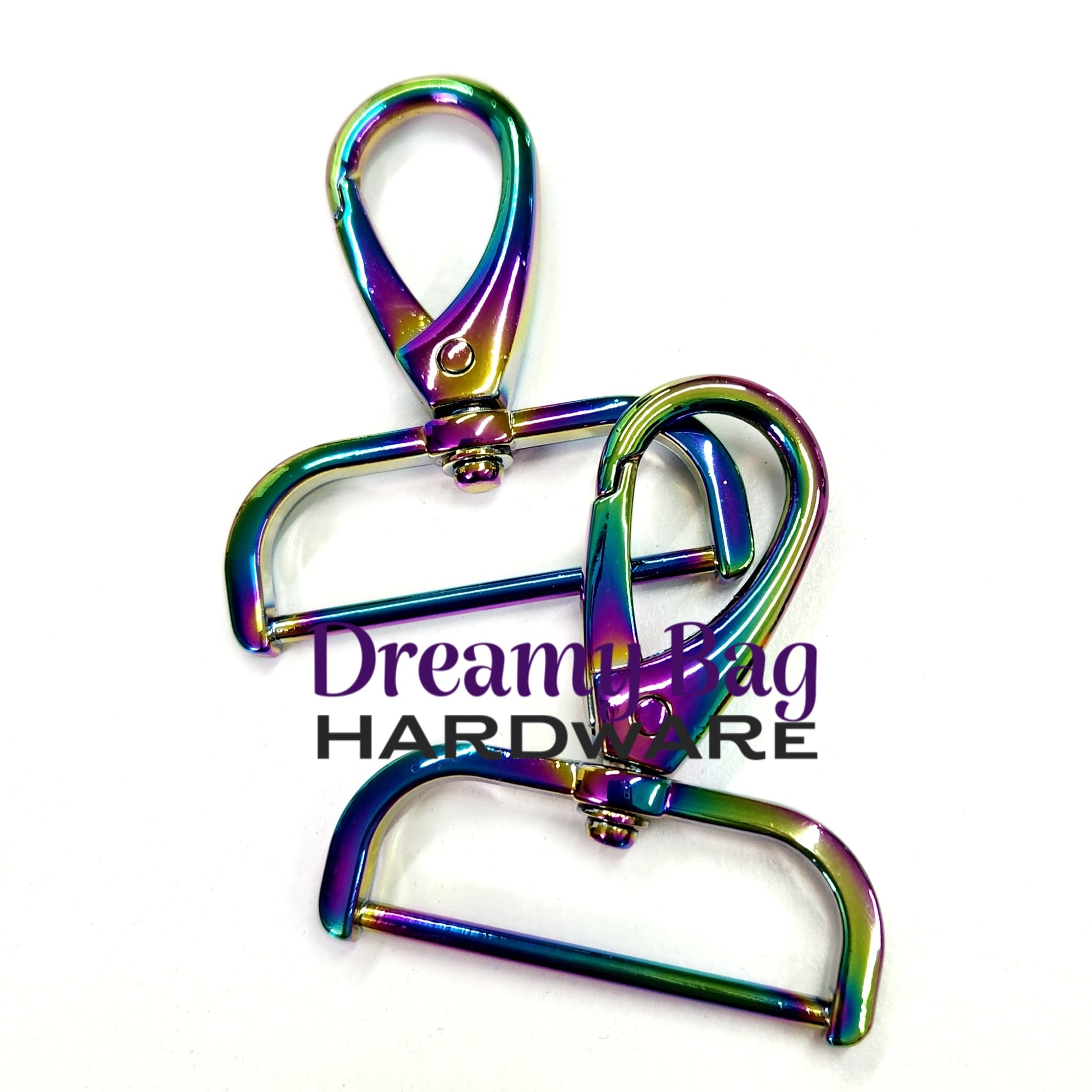 38mm (1.5") Swivel Clips D Bar
