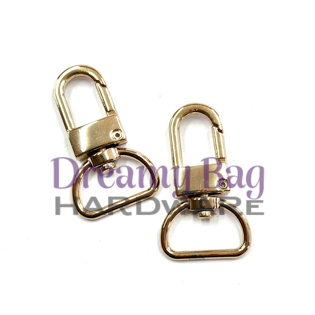 20 mm (3/4 Zoll) schmale, drehbare Schnappclips