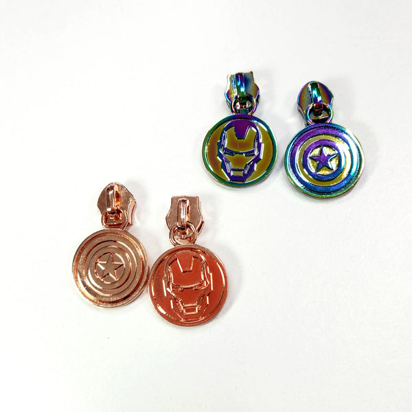 #5 Zipper Pull Capitan Man of iron