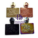 #5 Zipper Pull All Mad Hatter