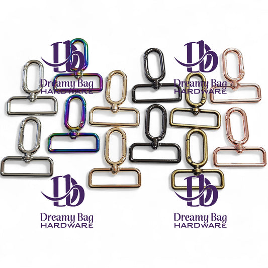 38mm (1.5") Swivel Clips Long Oval