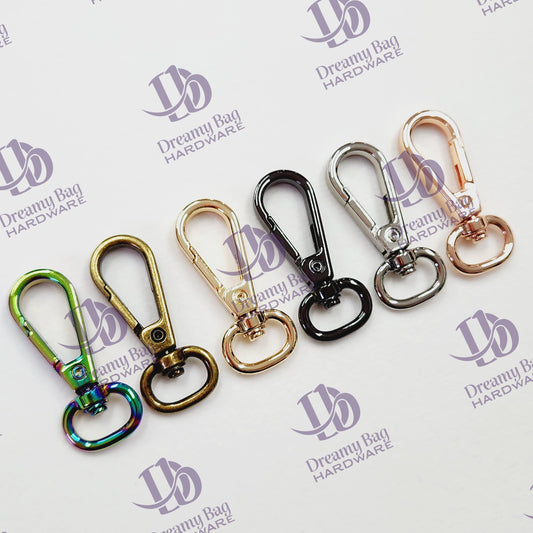 13mm Oval Swivel Snap Clips 2 pack