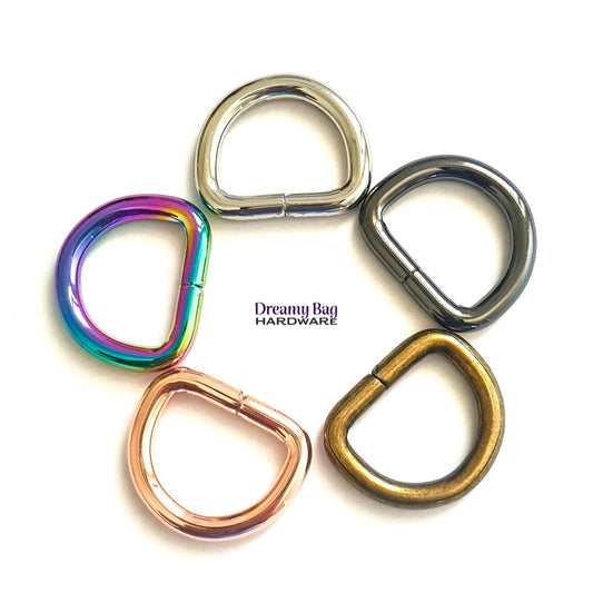 20mm (3/4") D rings