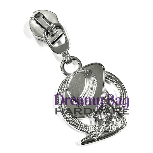 #5 Zipper Pull Country Hat and Boots