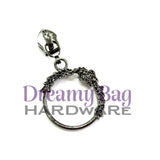 #5 Zipper Pull Floral Circle