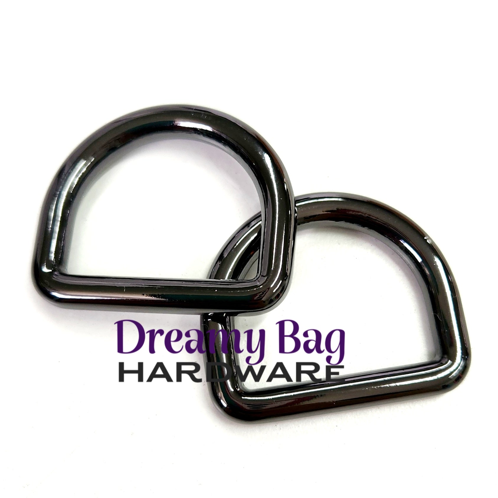 25mm (1") D Rings Solid Welded
