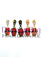 #5 Zipper Pull Sturt Desert Pea ( Custom Design)