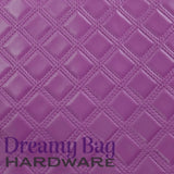 Faux Quilted Vinyl Pinks and Purples