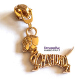 #5 Glidelåstrekk Dachshund Hund (Spesialdesignet)