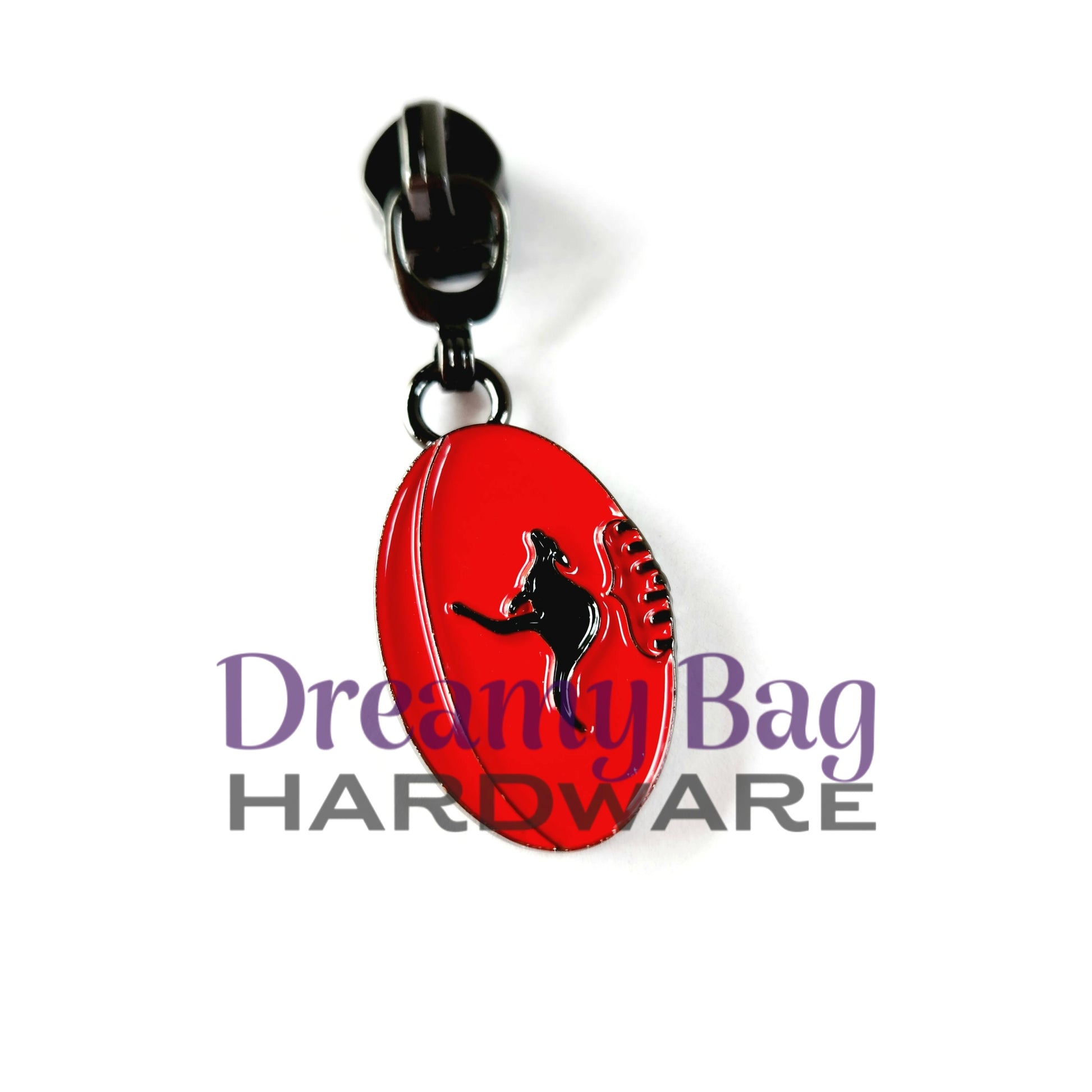 #5 Zipper Pull Footy Ball