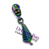 #5 Zipper Pull Silver Fern