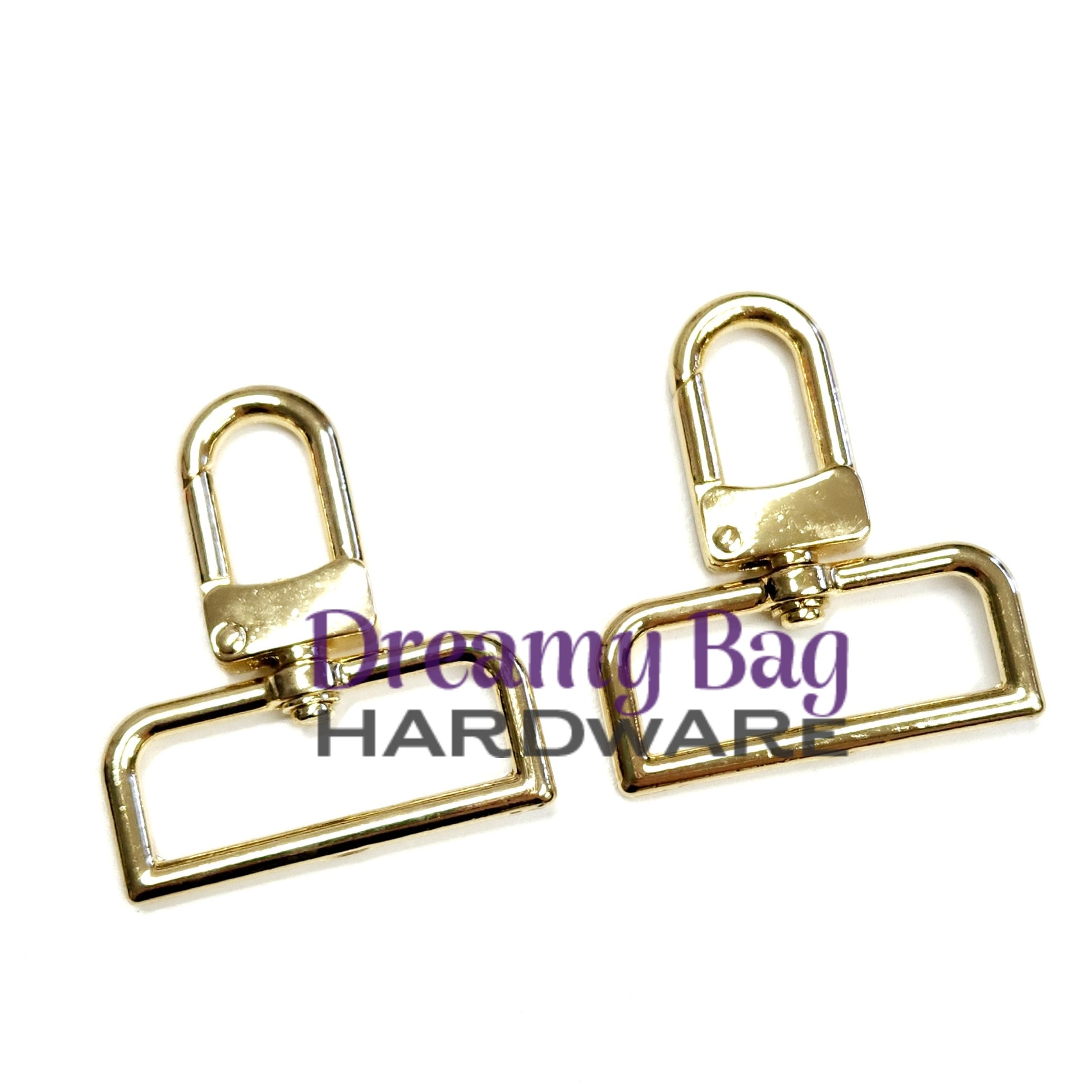 38mm (1.5") Slim Swivel Snap Clips