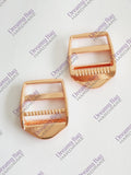 Leitergleiter aus Metall, 25 mm (1 Zoll), 2er-Pack