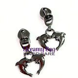 #5 Zipper Pull Dolphin