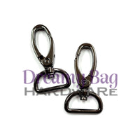 20mm (3/4") Oval Swivel Clips D Ring Connector