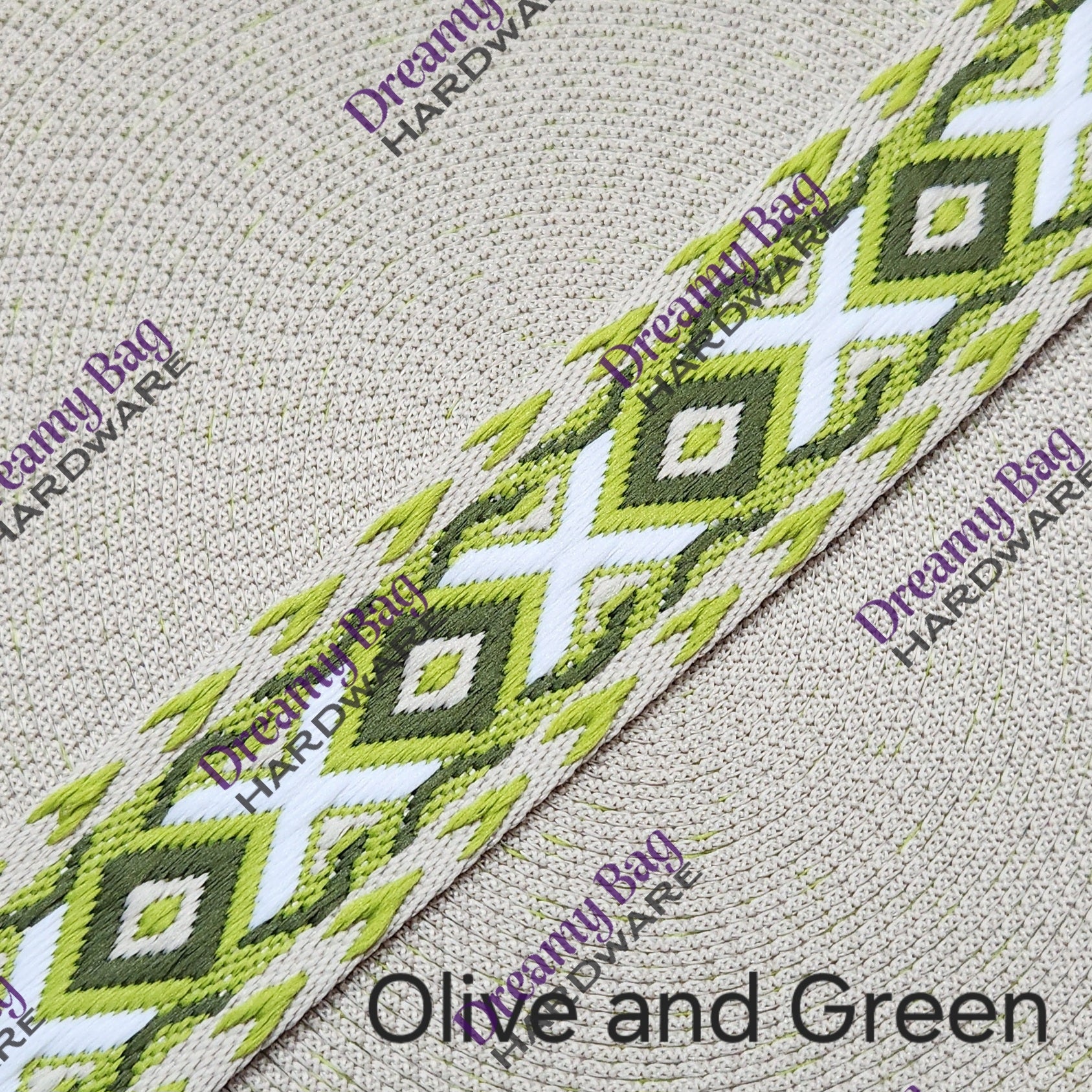 38mm (1.5") Woven Xris Xros Cotton Canvas Webbing