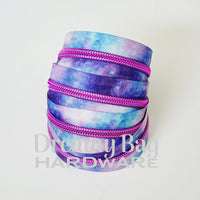 #5 Zipper Tape Galaxy Tapes with nylon teeth
