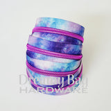 #5 Zipper Tape Galaxy Tapes with nylon teeth