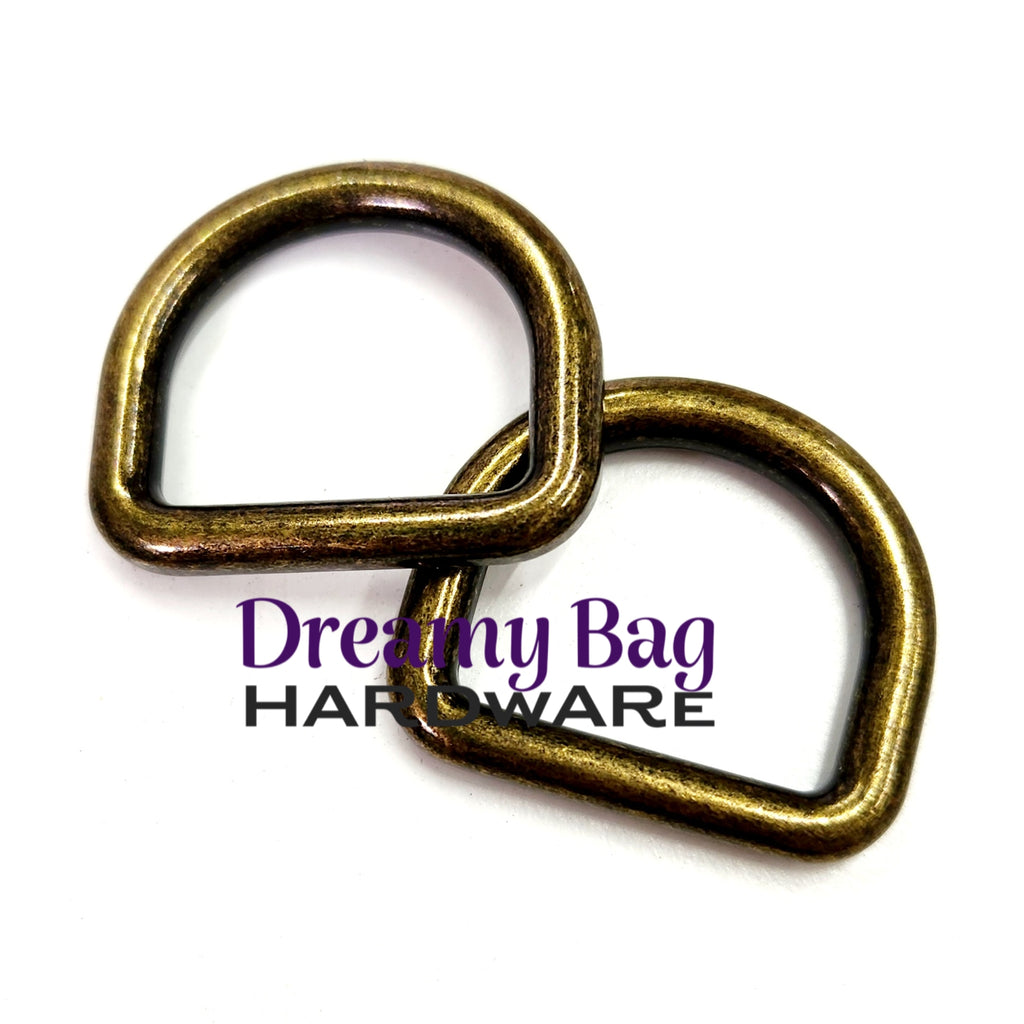 25mm (1") D Rings Solid Welded