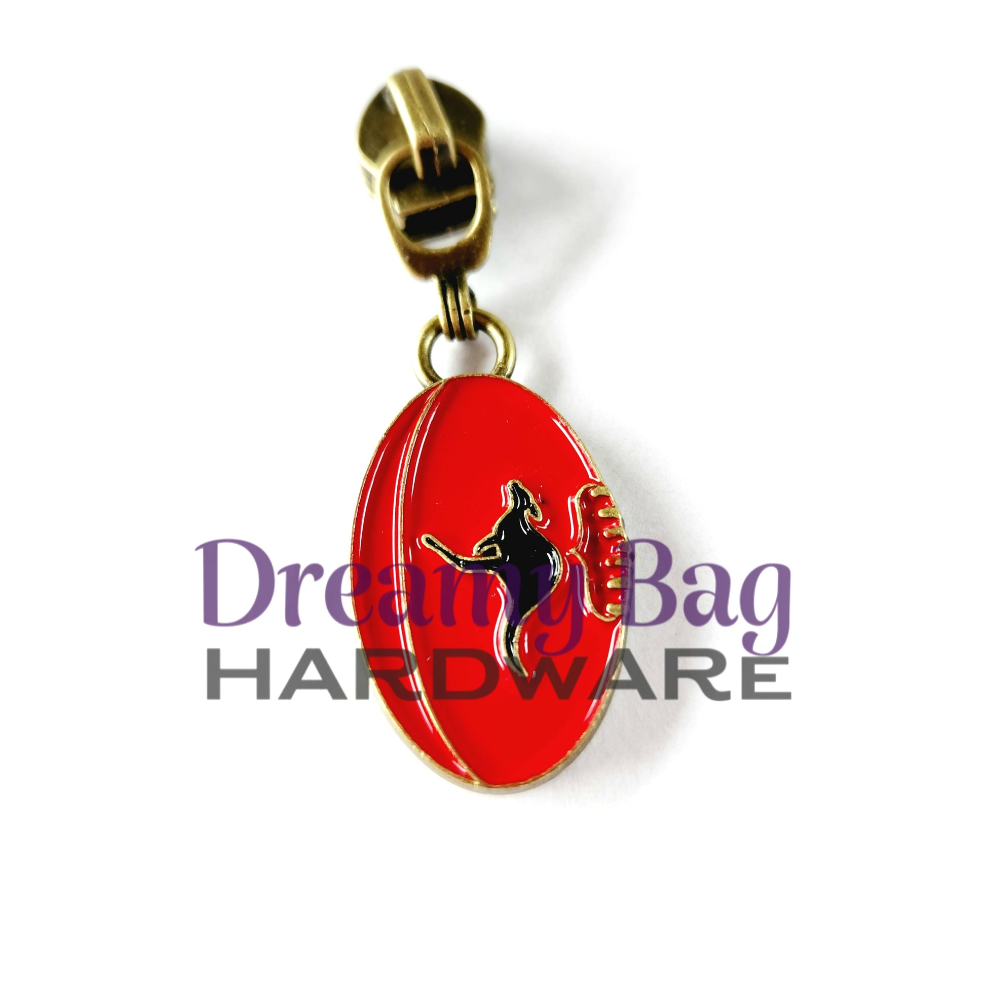 #5 Zipper Pull Footy Ball