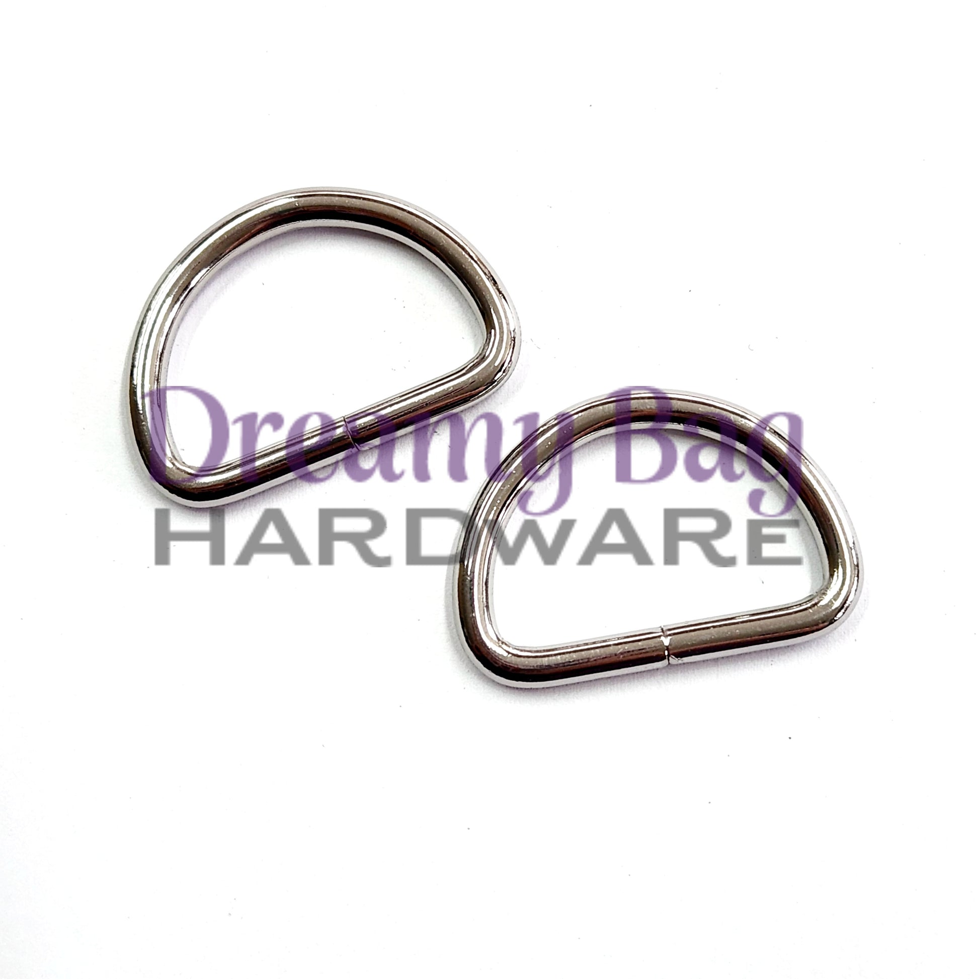 32mm (1.25") D rings 2 pack