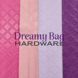 Faux Quilted Vinyl Pinks and Purples