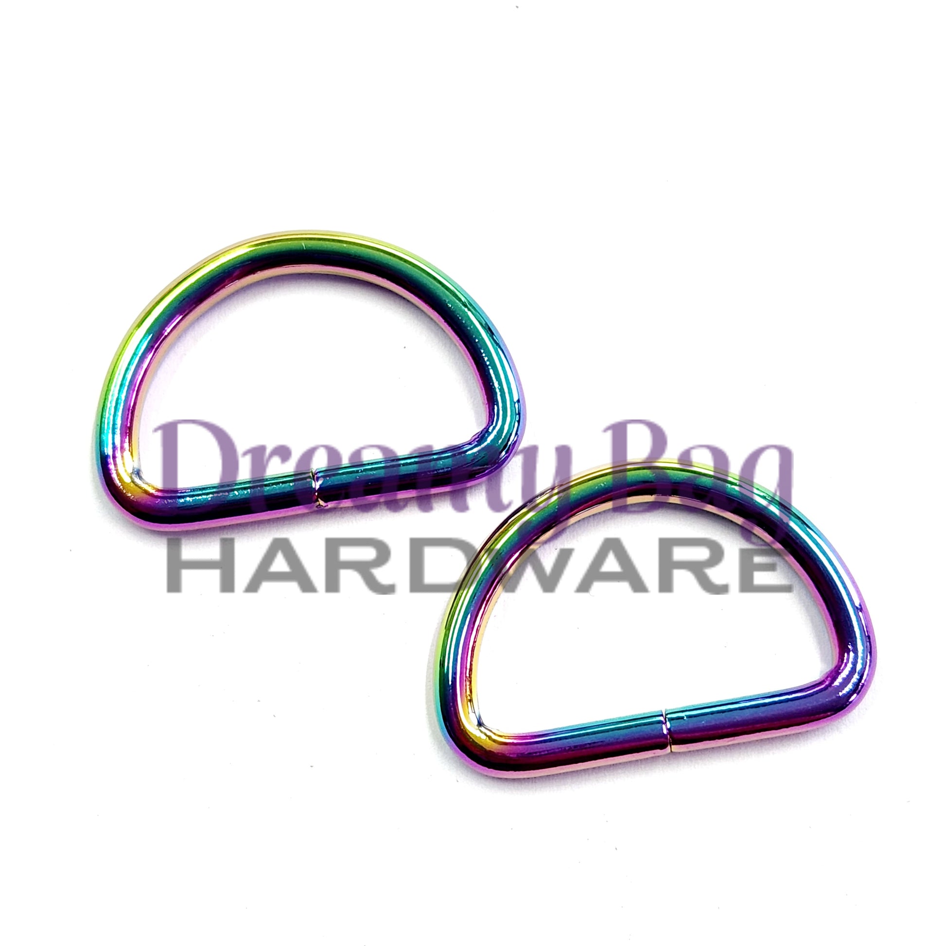 32mm (1.25") D rings 2 pack