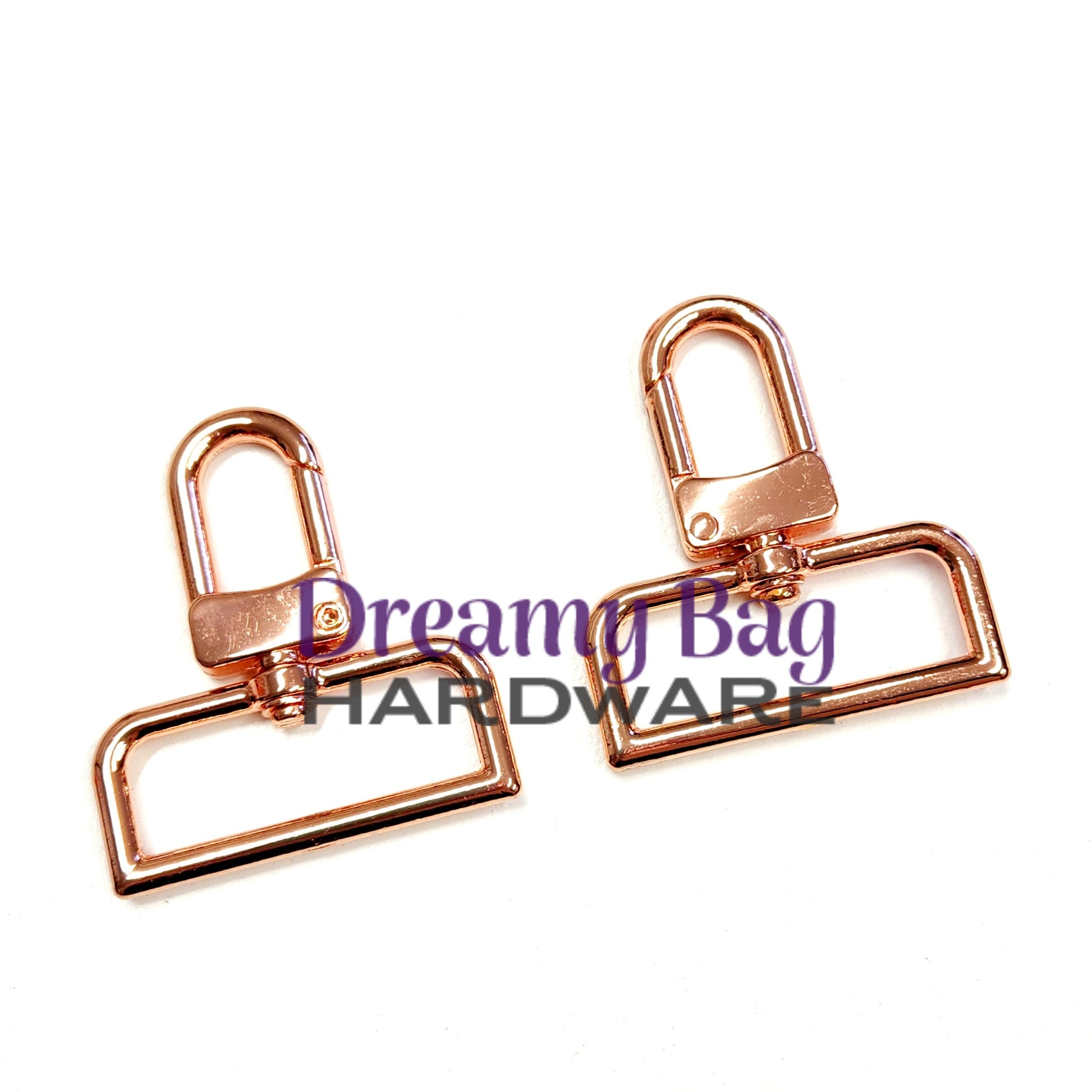 38mm (1.5") Slim Swivel Snap Clips