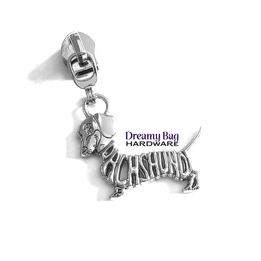 #5 Zipper Pull Dachshund Dog (Custom Designed)
